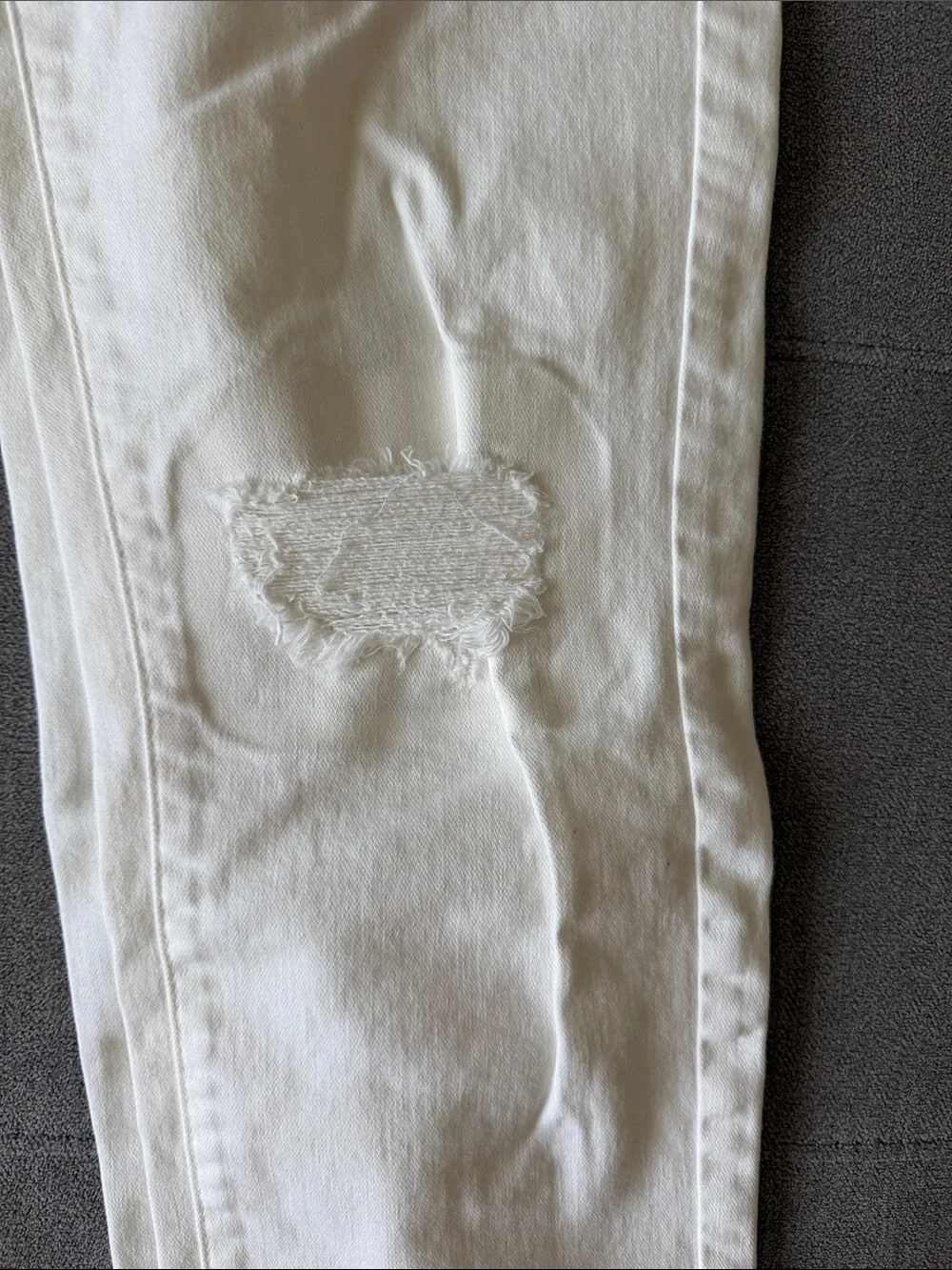 American Eagle Outfitters Extreme Flex Skinny Jeans in Off-White 30/34